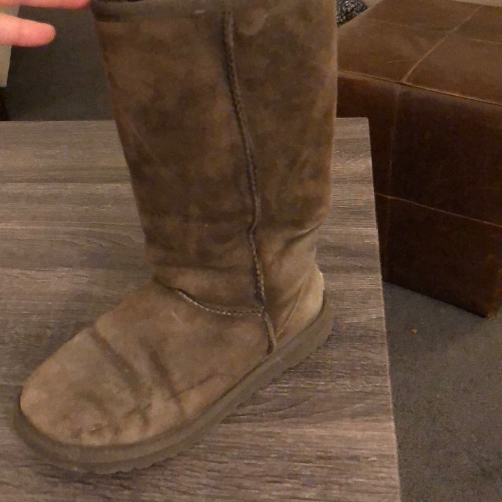 Chocolate brown tall ugg boots